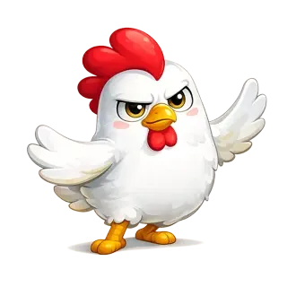 Chicken Road Medium mode — focused upright chicken